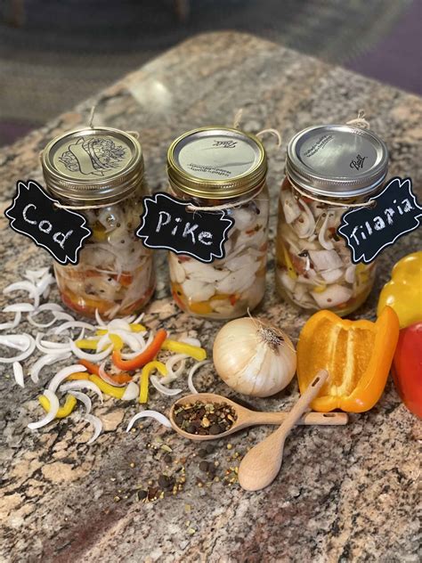 pickled fish in a jar|Try This Delicious Pickled Fish Recipe Today .